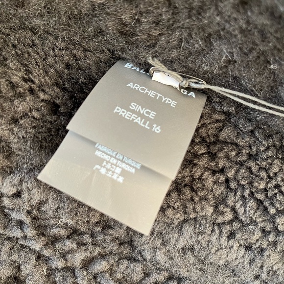 Balenciaga Bombardier Shearling Aviator Jacket in Black - Picture 12 of 16